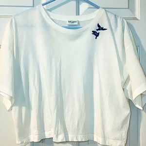 SAINT LAURENT White T-shirt